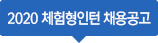 2020 체험형인턴 채용 공고